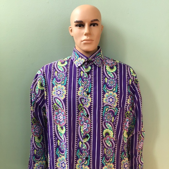 Christian Dior x Vera Bradley Men's Button Up COA - Picture 1 of 10